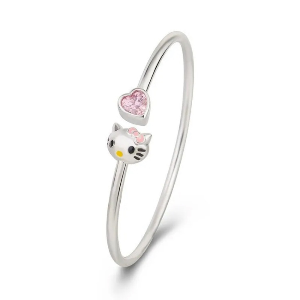 Hello Kitty bracelet in Silver.